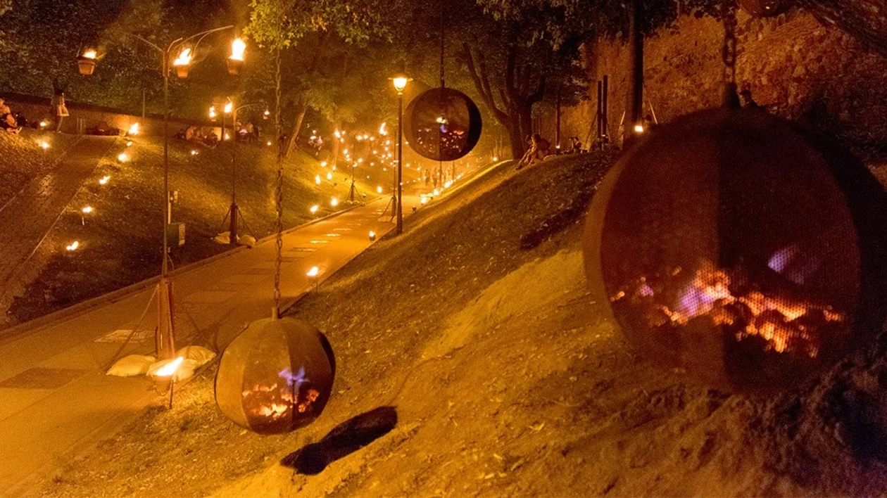 Entrance to the Sibiu International Theatre Festival in Romania, 2018