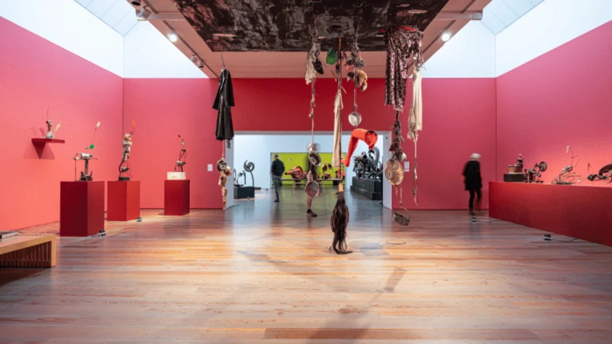 Exhibition hall at Tinguely Museum Basel