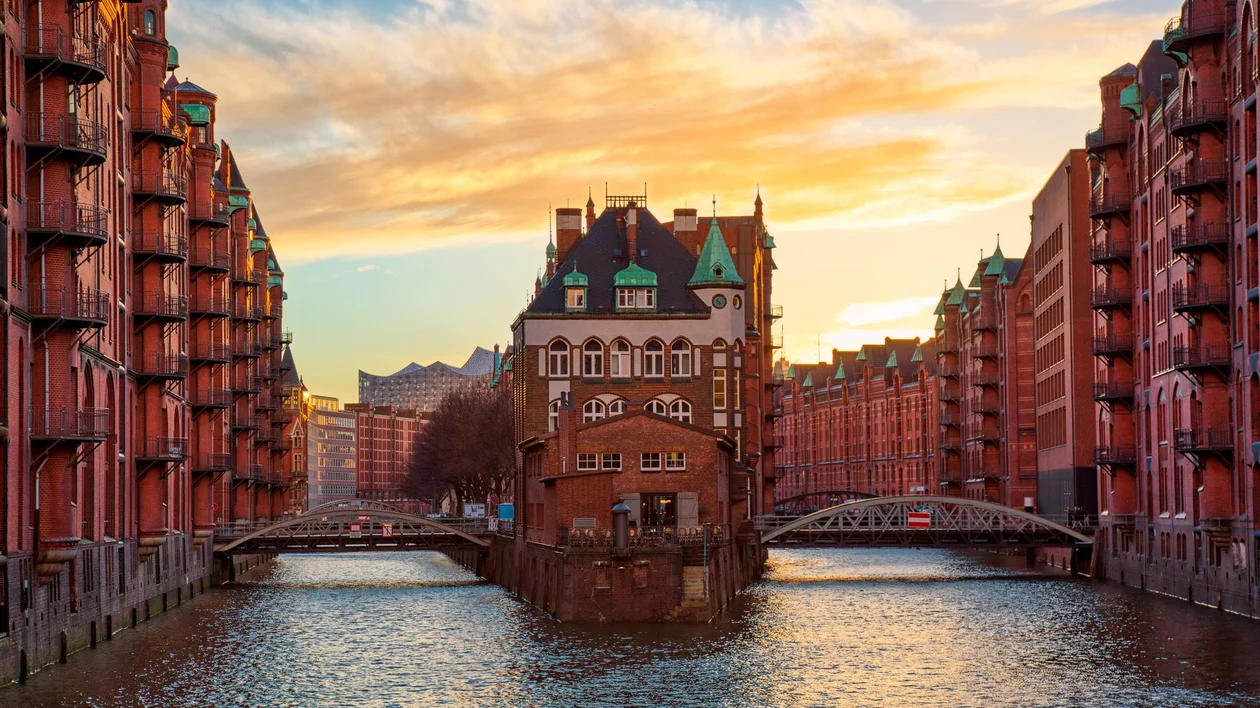 Hamburg city view, Germany