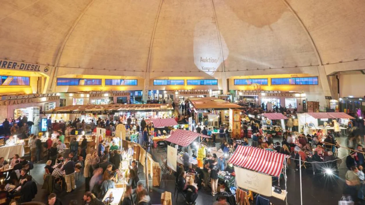 Markthalle in Basel, Switzerland