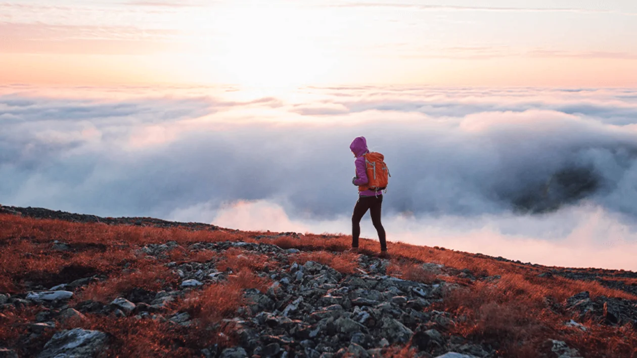 The Taivaskeronkierros Circle Trail leads to the top of the highest fell in the park where you can get an incredible 360-degree view of the surrounding wilderness
