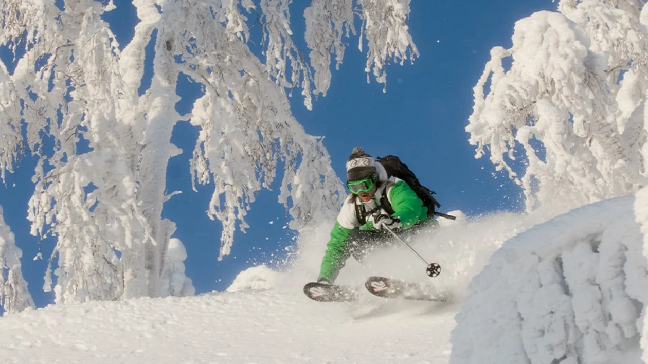 Downhill Skiing - Whether you are looking for a calm ski run or thrill-seeking adventure, Finland’s ski resorts have got you covered! © Flatlight Films