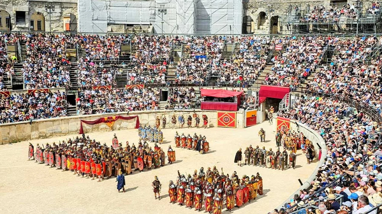 Vercingetorix in Nîmes arena