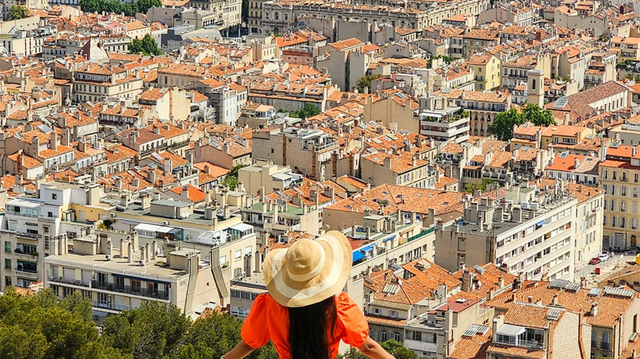 Panorama view over Marseille
