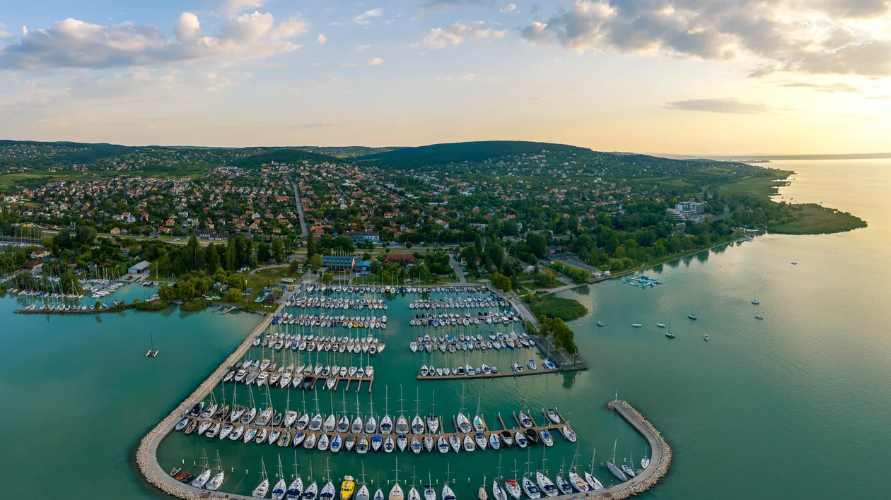 harbour in Lake Balaton