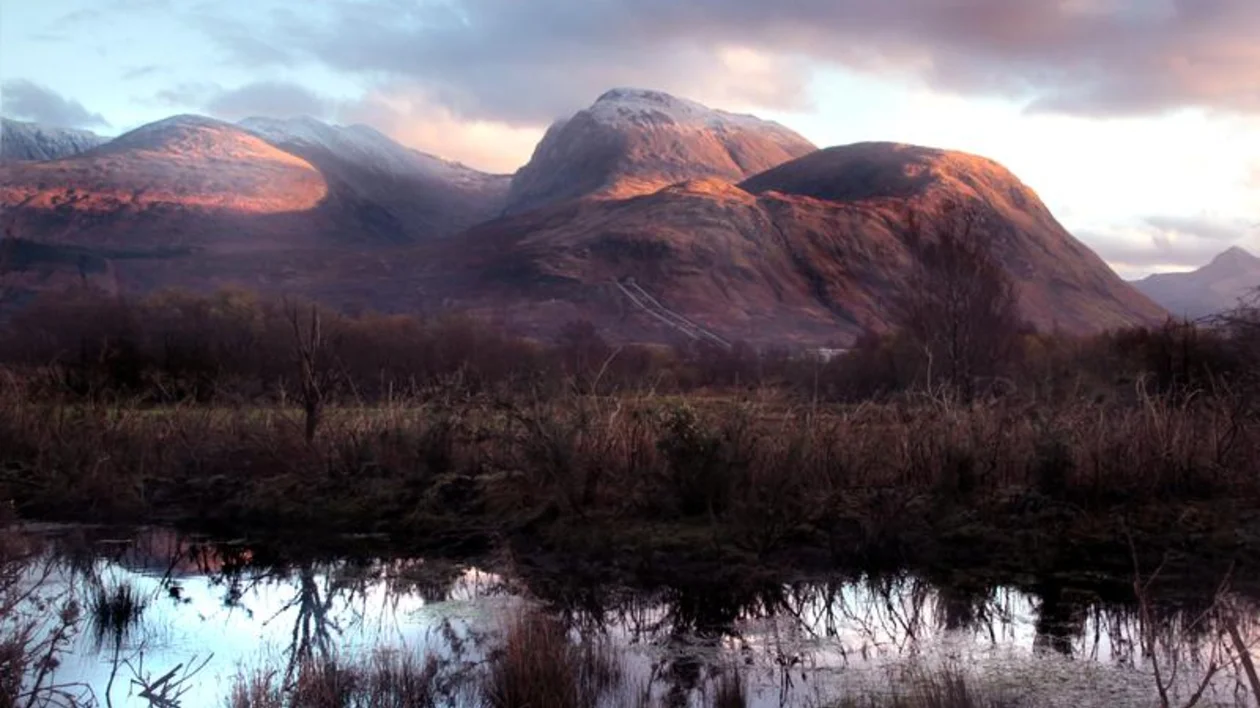 Here, Ben Nevis is beginning to see its first snow of the year 