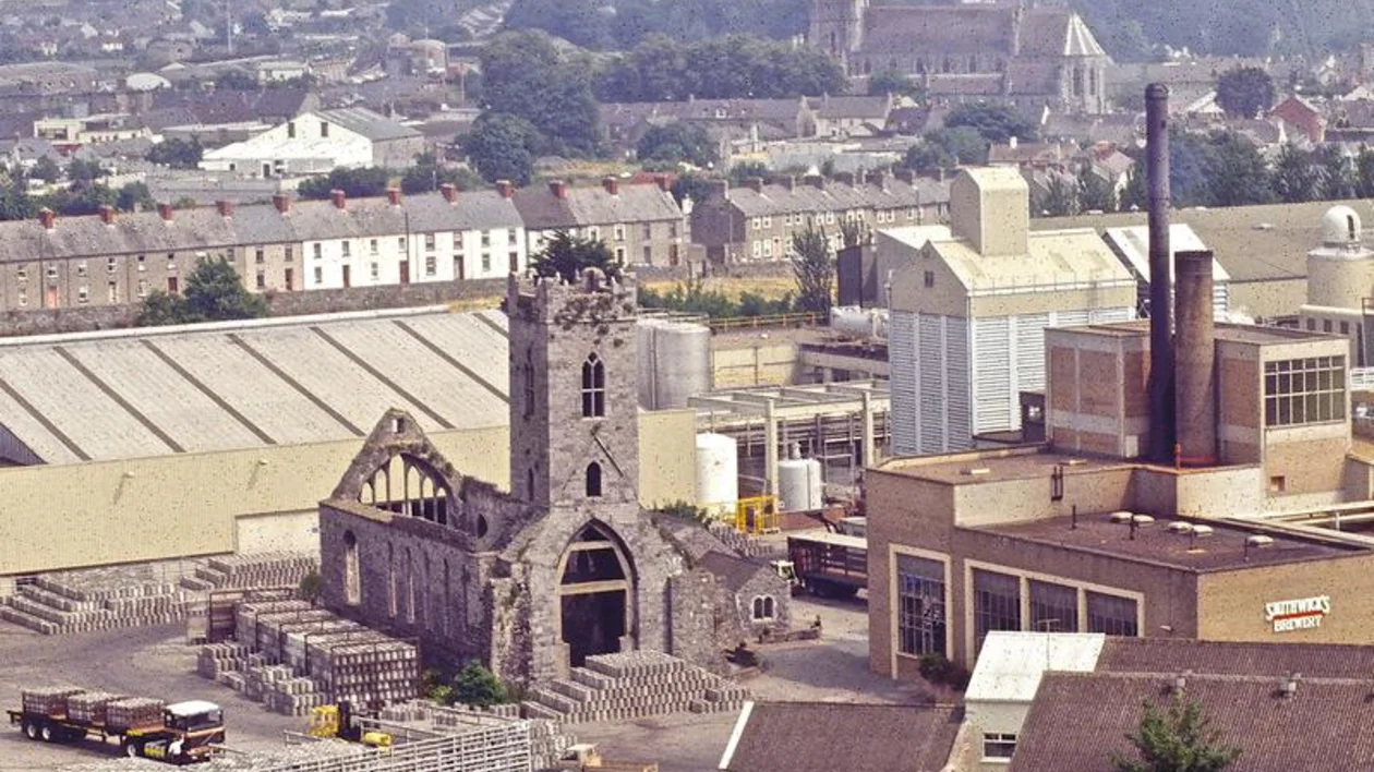 Smithwick's brewery, Ireland, takes inspiration in the ruins of so-called home monasteries. 