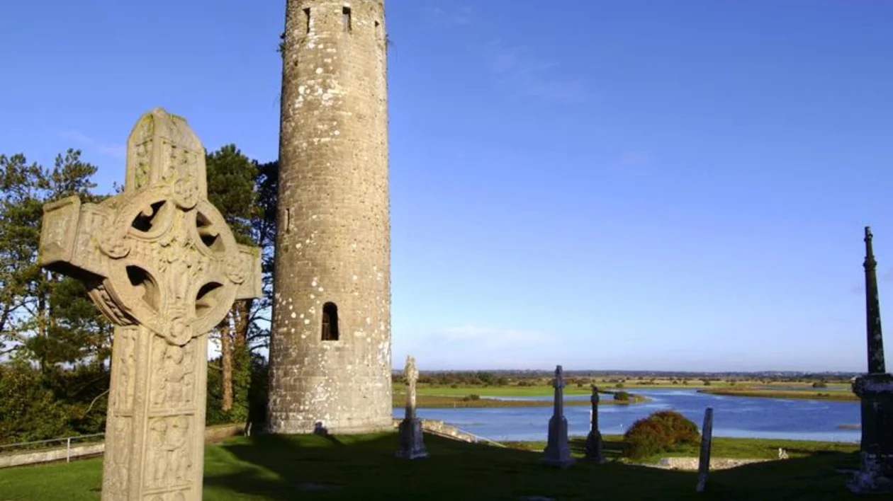 Discovering Christian heritage in Ireland means seeing plenty of historic outdoor sites like the Clonmacnoise pictured here.