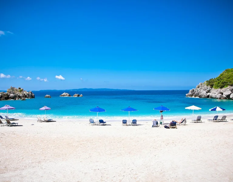 Sarakiniko beach in Syvota area, Greece
