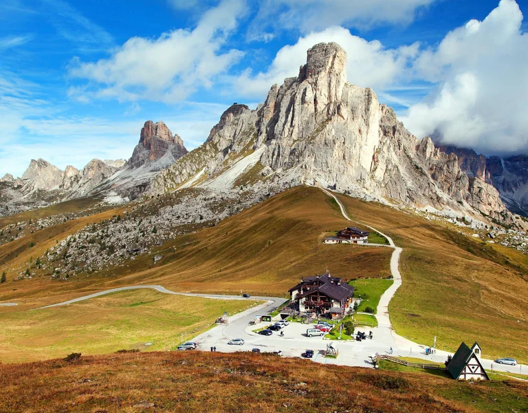 Passo Giau in the Dolomites