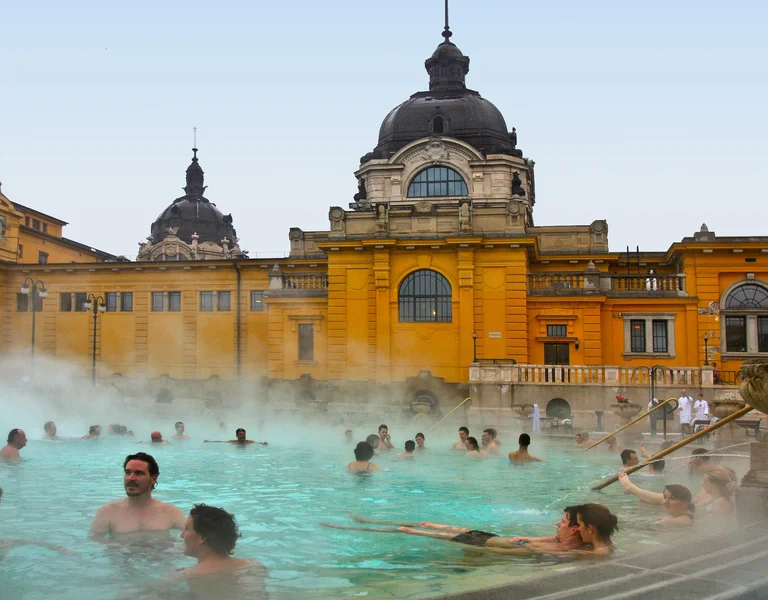 A spa in Budapest Hungary