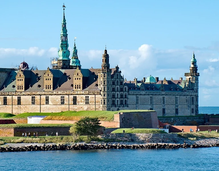 Kronborg castle in Copenhagen, Denmark