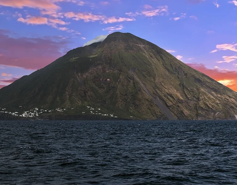 Stromboli volcano in Italy