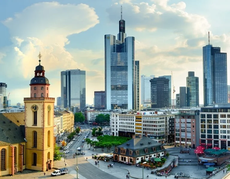 Germany Frankfurt am Main Skyline