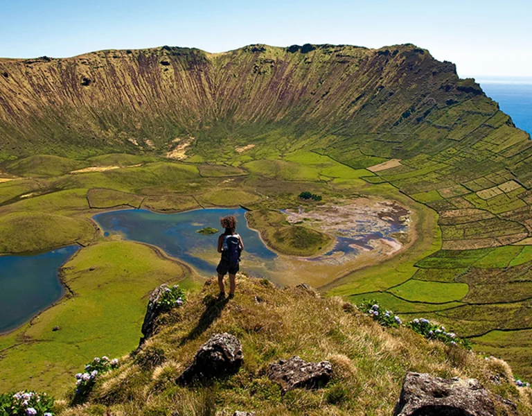Caldeirão, Ilha do Corvo, Portugal