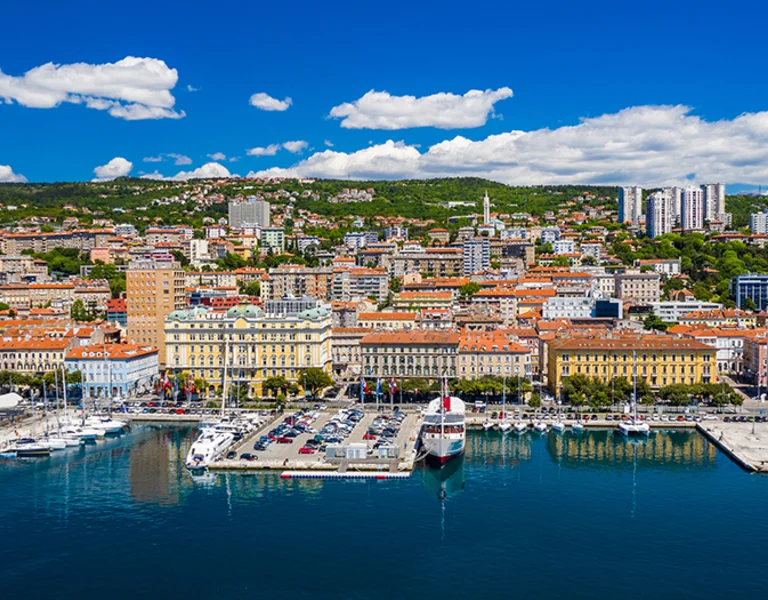 Take a boat ride to the port of Rijeka for a great view of the city.