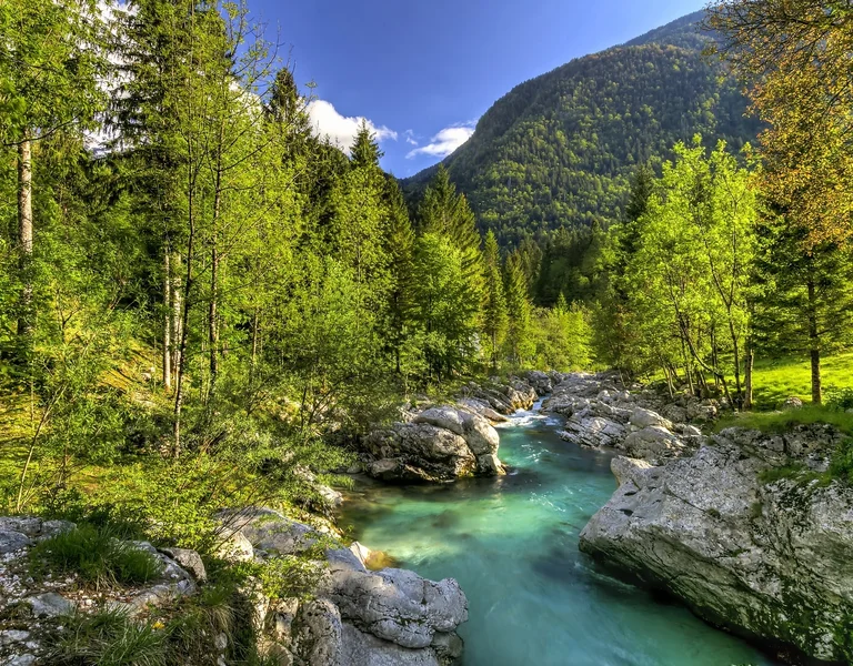 Soča Valley. ©Slovenian Tourist Board