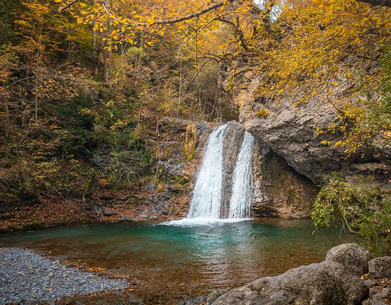 Enipeas waterfall, Greece