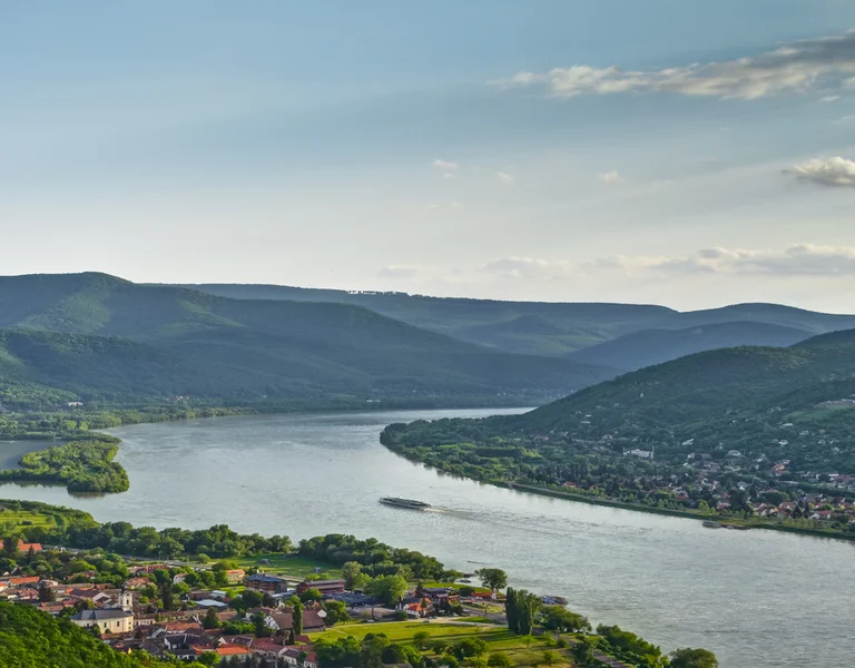 Danube river in Hungary.