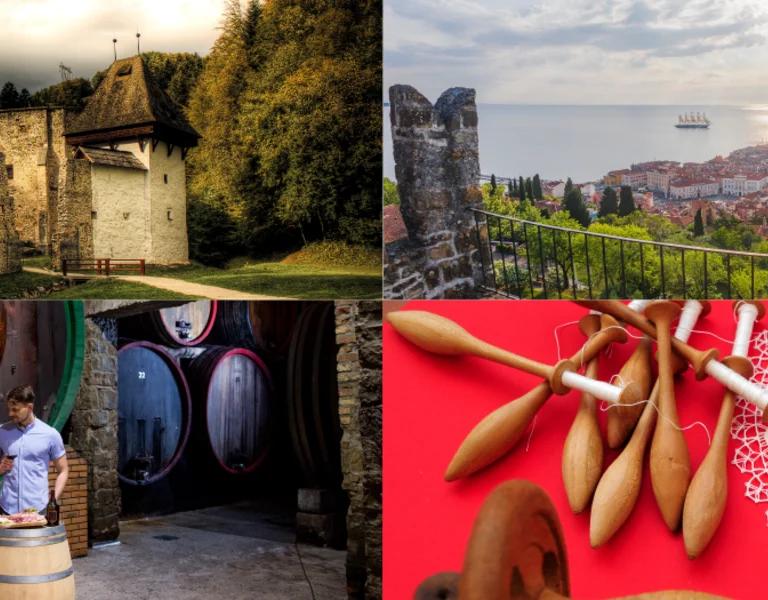 Slovenia special sites. ©Association of Slovenian Historic Towns