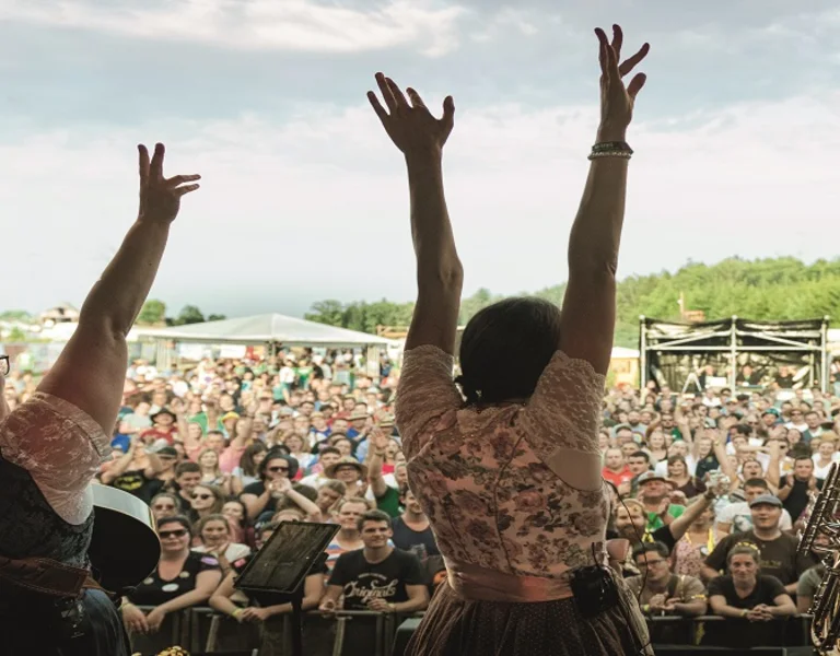 Traditional Bavarian festival concert