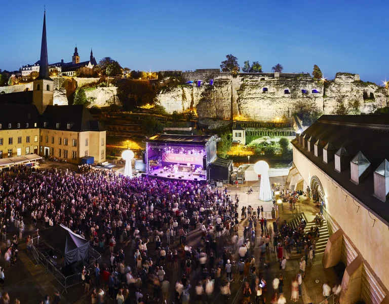 Open air concert in Luxemburg city centre