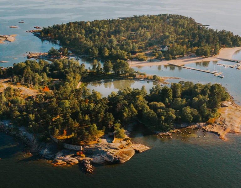 Picturesque Finnish islands.