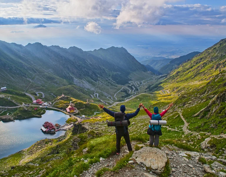 Transfagarasan, landscapes in Romania.