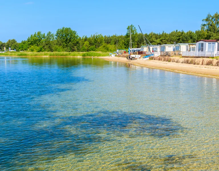 Imagine camping on a Baltic Sea beach on the Hel peninsula near Chalupy village.