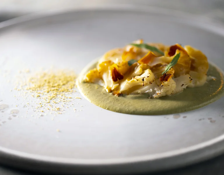 A typical Flemish Belgian plait displayed on a table.