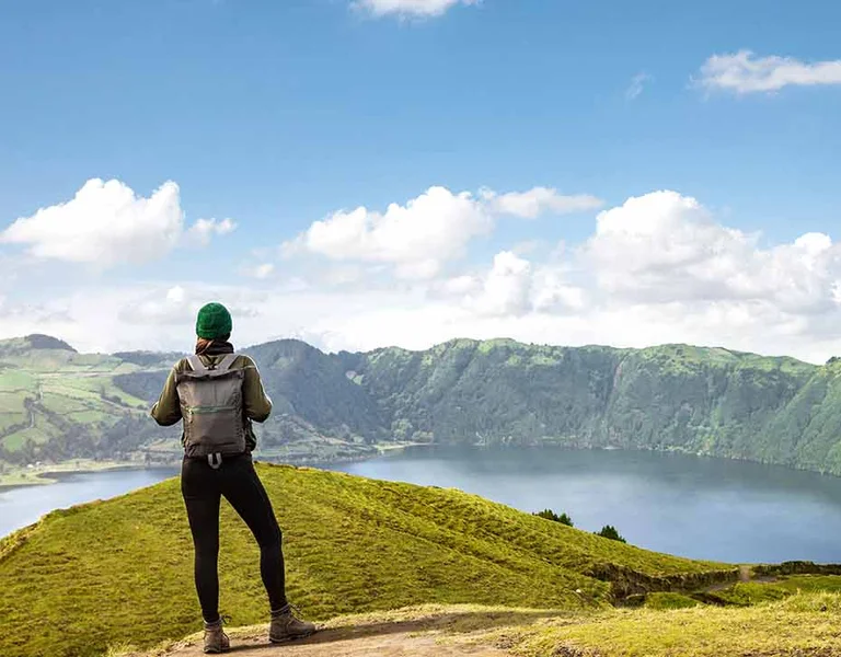 Lake in São Miguel island, Azores
