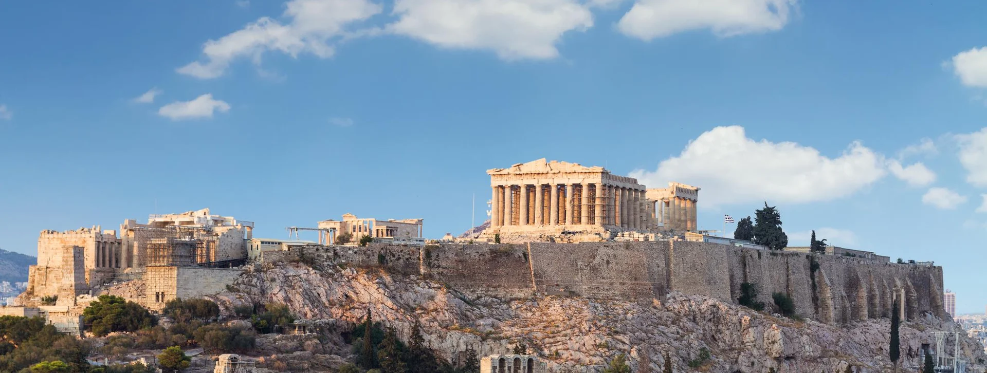 Parthenon, temple on the Athenian Acropolis, dedicated to the maiden goddess Athena