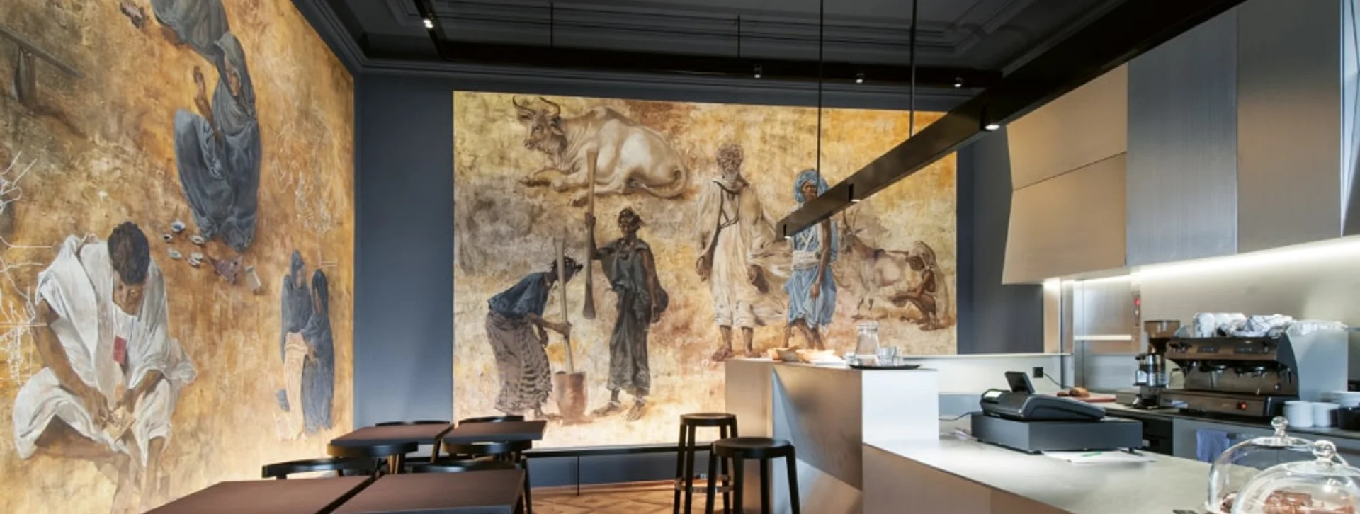 The stunning Cafe Musee d'ethnographie is a great place to finish your visit and enjoy the view