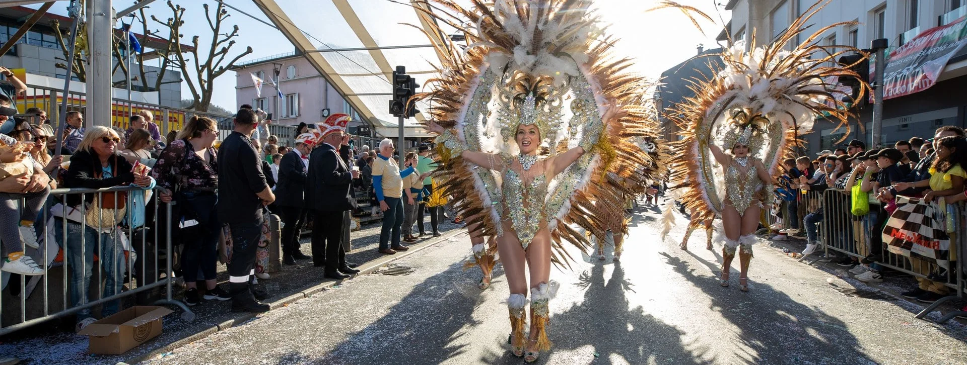 See fabulous costumes at Carnival in Luxembourg in the Pétange Cavalcade