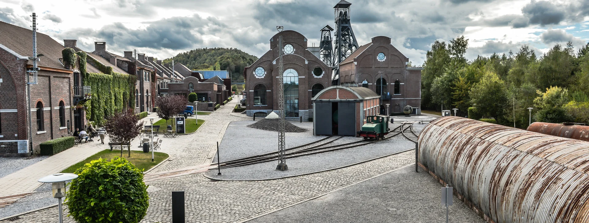 Honor workers at the UNESCO-listed Bois du Cazier