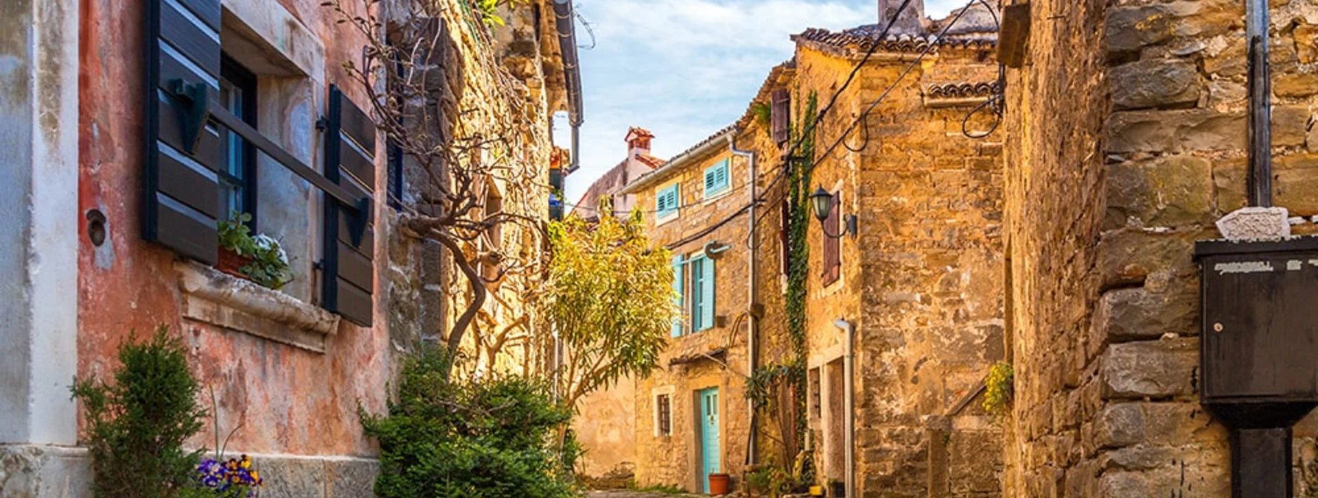 Explore the cobbled streets of Grožnjan