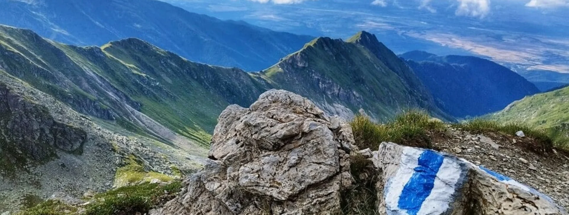 Hiking in the Carpathians.