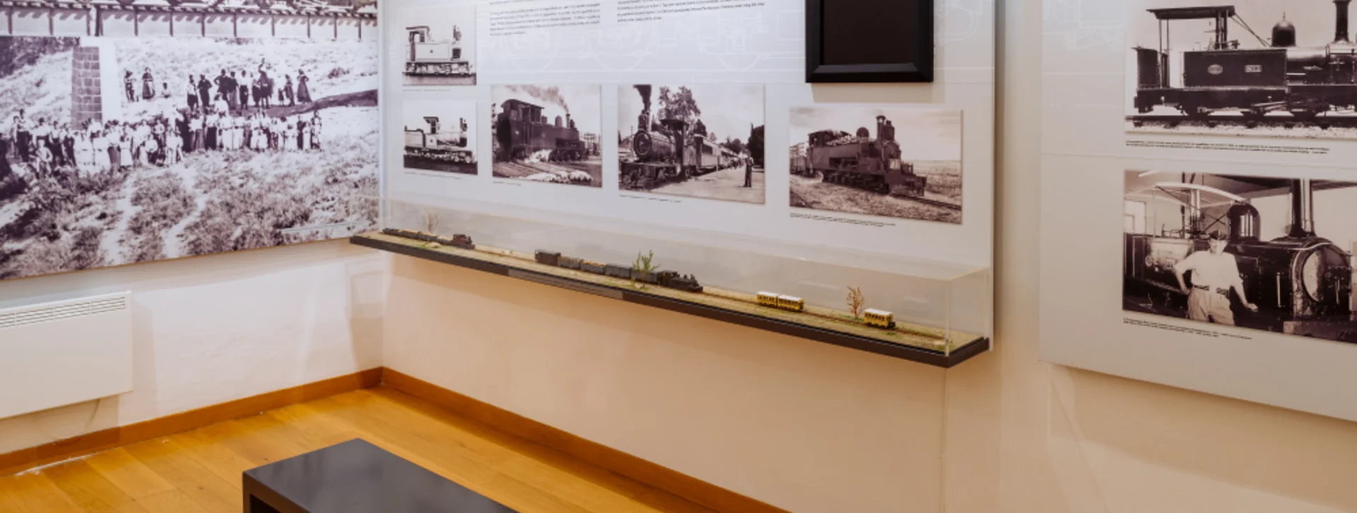Take a glimpse of a wall at the Railway Museum in Cyprus.