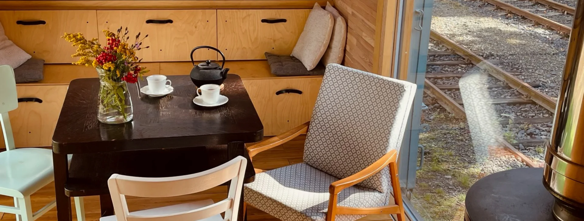 Settle in to your cozy carriage a wood-burning stove as you travel through the Ore Mountains.