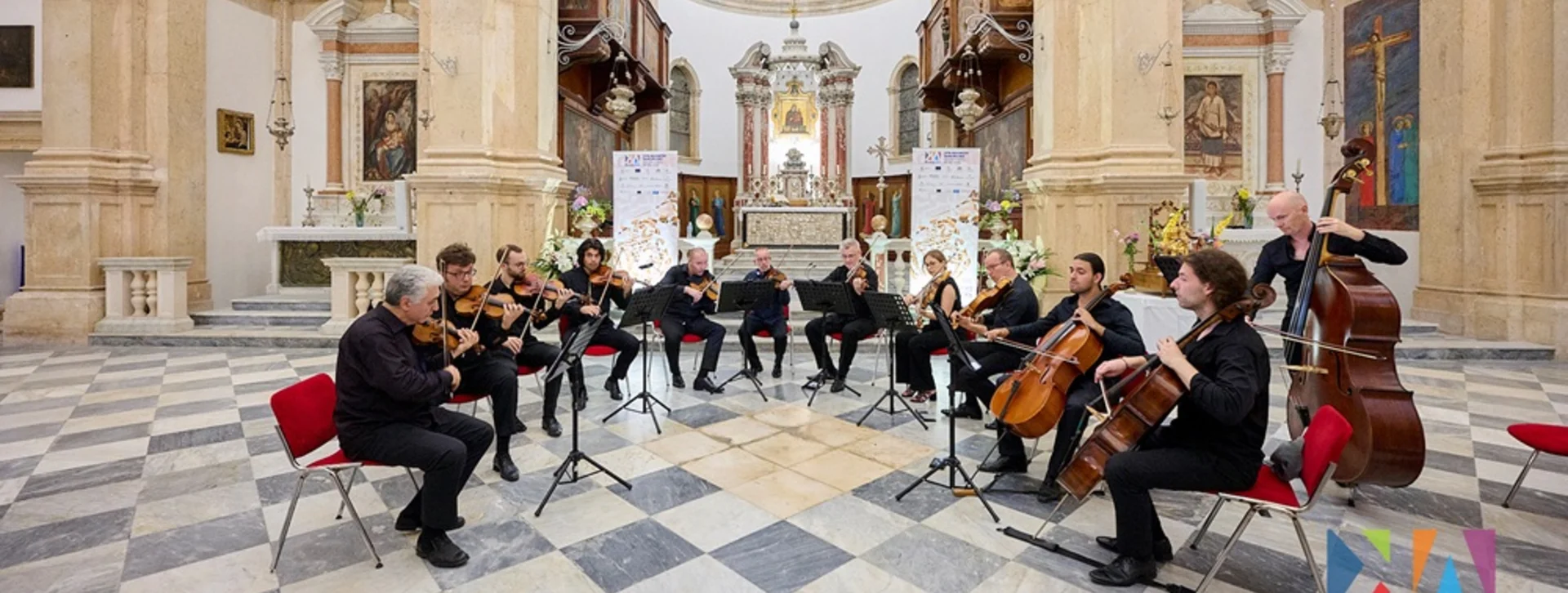 Hear beautiful music in a light-filled church during the KotorArt festival.