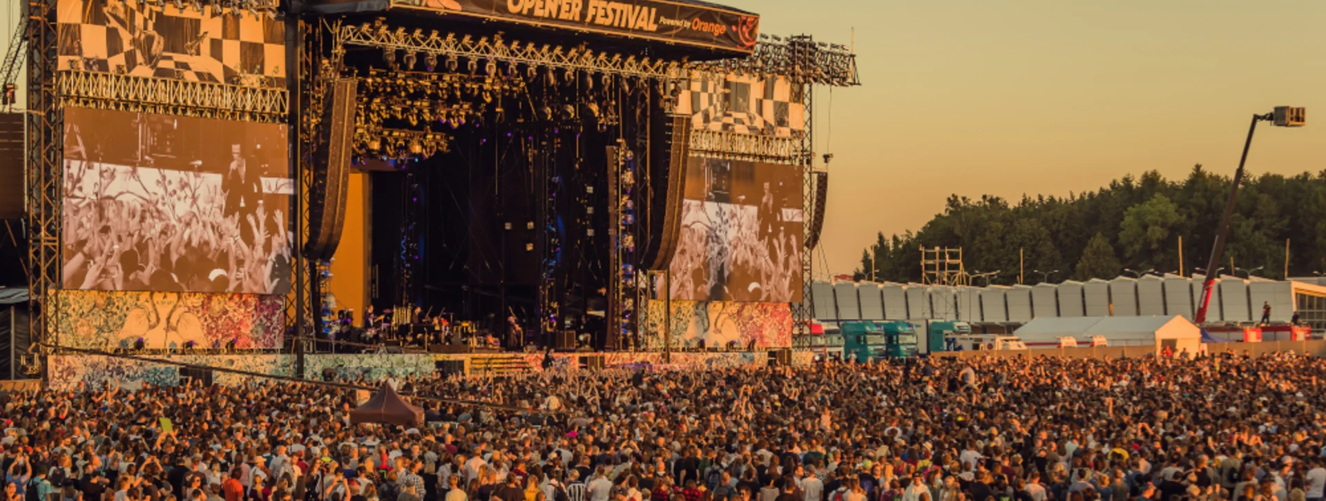 Fine times await at the Open'er Festival in Gdynia.