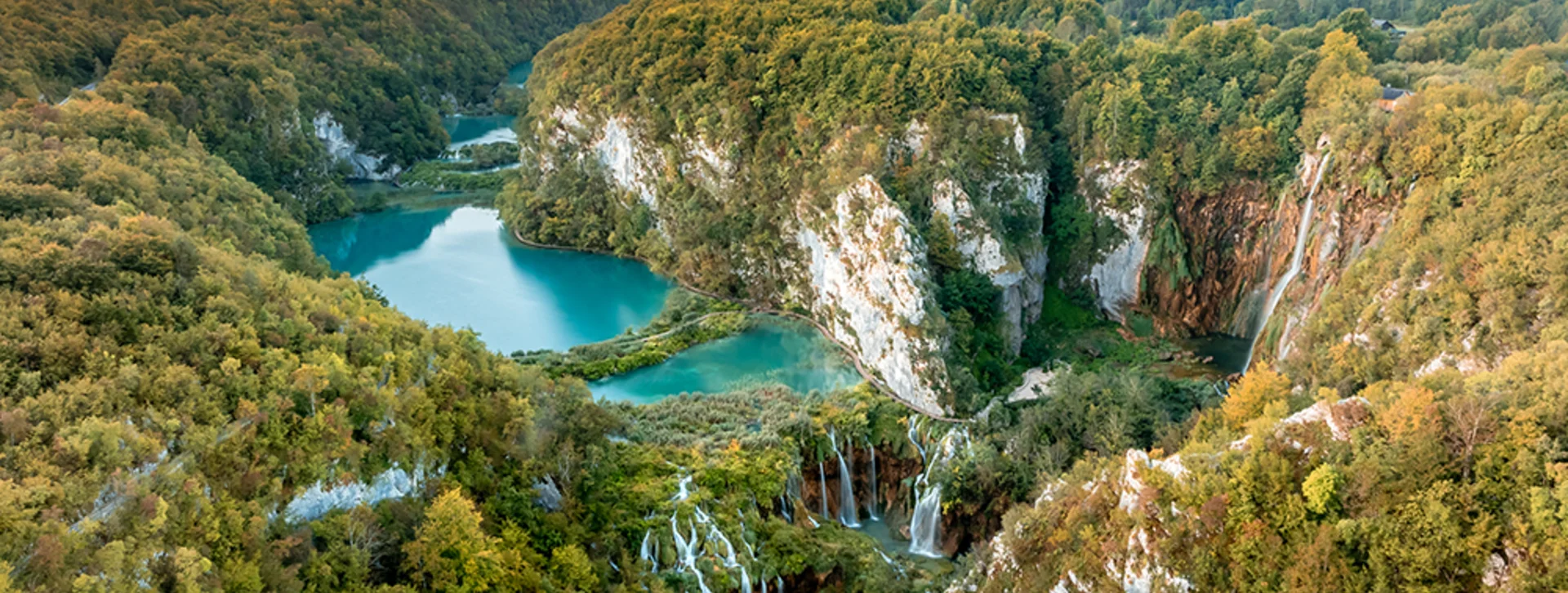 Listen to myriad waterfalls at Plitvice Lakes National Park.