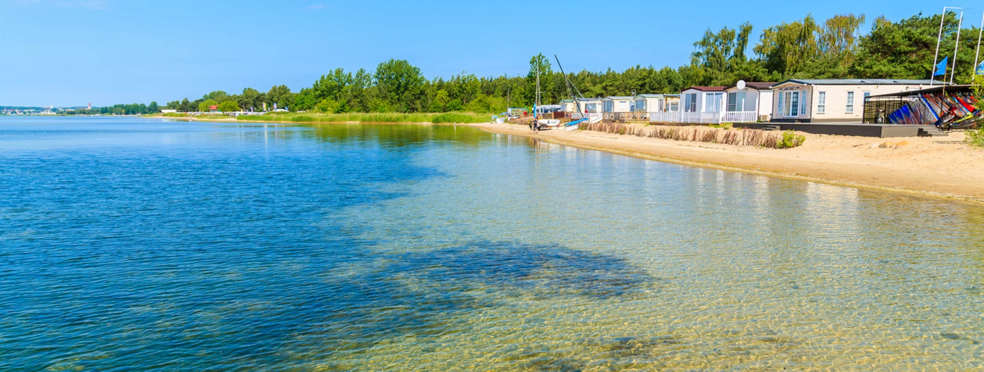 Imagine camping on a Baltic Sea beach on the Hel peninsula near Chalupy village.