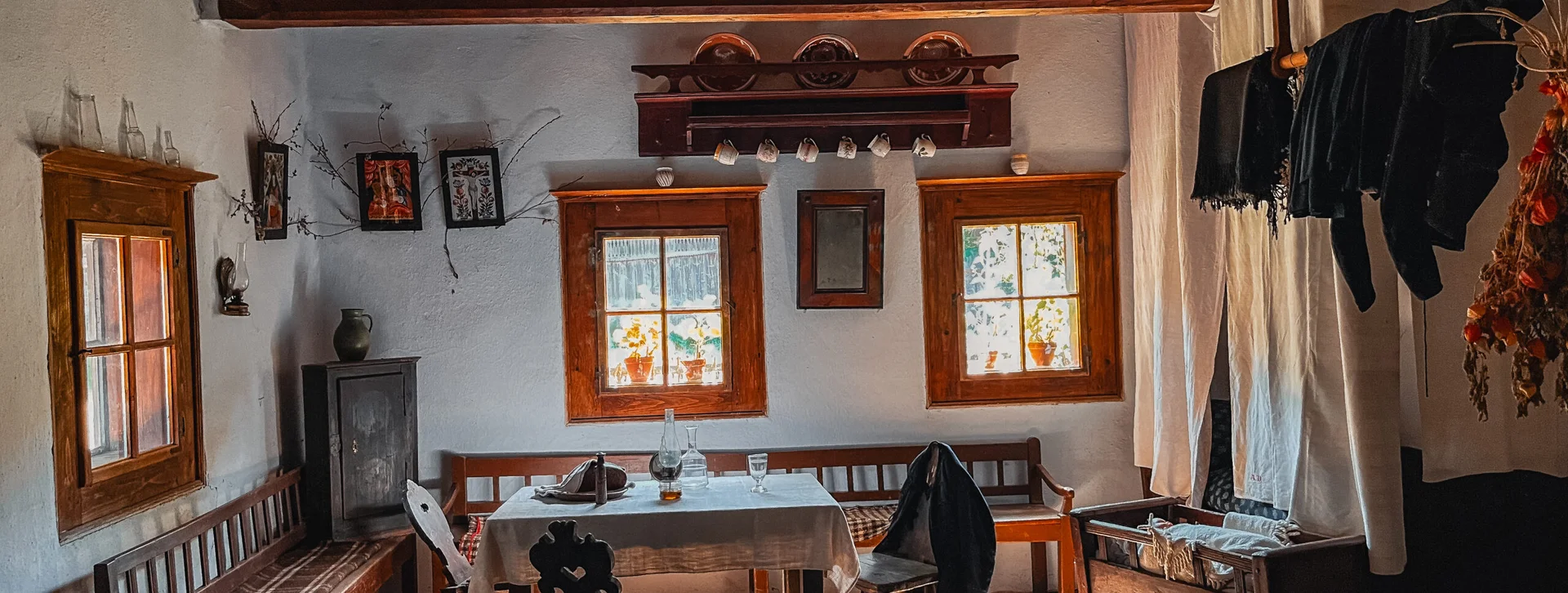 traditional folk architecture, housing, and rural life from the late 19th and early 20th centuries.