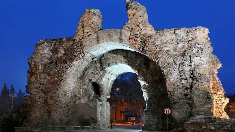 The southern gate known as The Camels in the town of Hissar in Plovdiv Province in Bulgaria