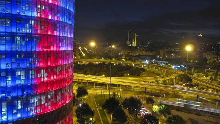 Agbar tower in Barcleona