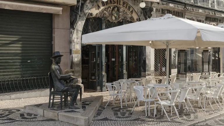 Feel real Lisbon life at A Brasileira, Chiado, Lisbon