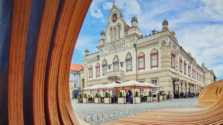 Old meets new in Timișoara, Romania