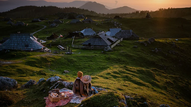 Enjoy beautifuil view on the Velika Planina