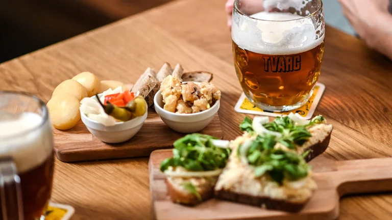 Find out how to make real Czech beer and the only original Czech cheese Tvarůžky in the Tvarg brewery near Olomouc